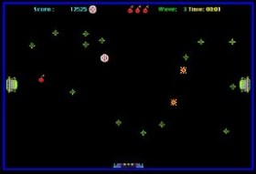 Screenshot from original version of Crystal Quest