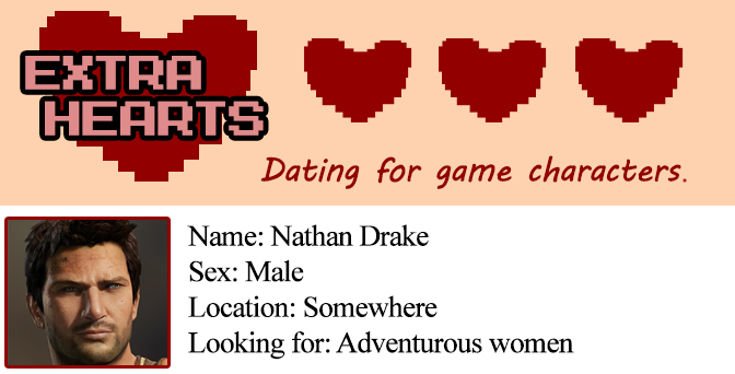 Extra Hearts: Nathan Drake profile
