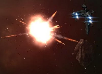 eve online ship exploding