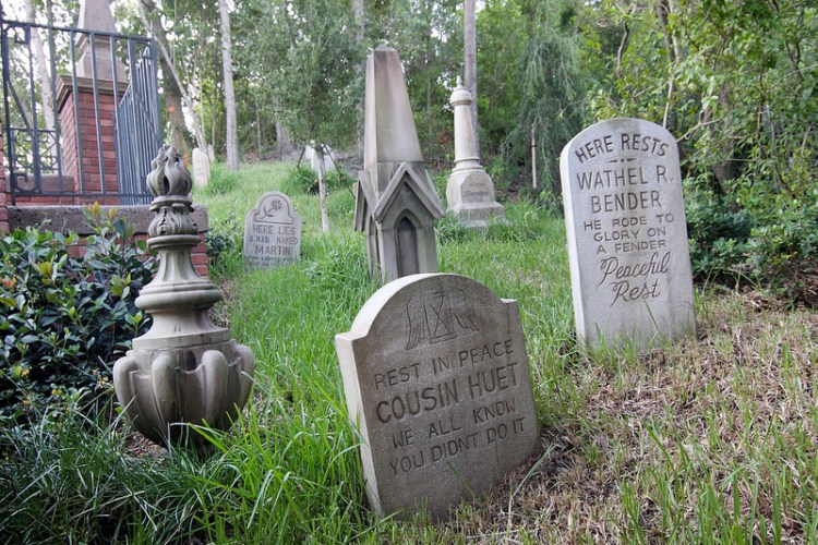Graveyard photo from Disneyland
