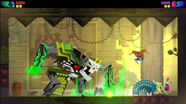 Guacamelee temple 1 fight