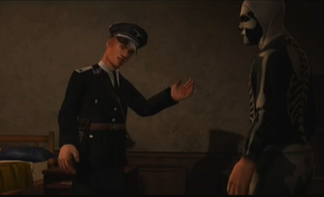 Gary in SS costume