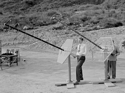Buddy Holly and friend, saving the planet