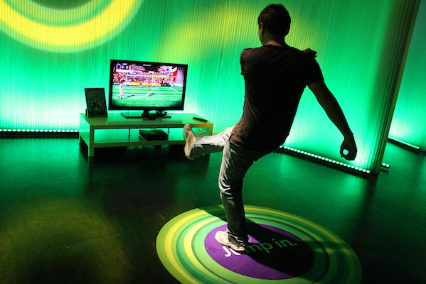 The Kinect let players drop the controller and get off the couch.