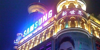 Samsung triples sales in China to claim top spot for the first time