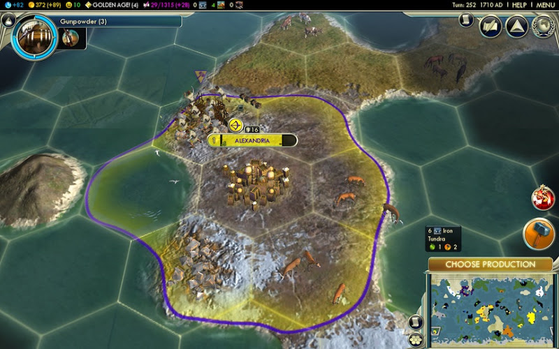 Civilization 5 - new city screenshot