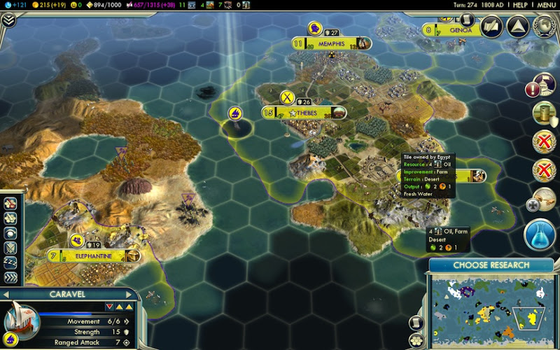 Civilization 5 screenshot - i've got oil