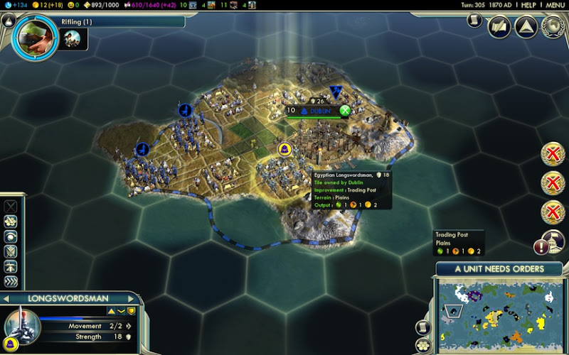Civilization 5 screenshot - Dublin
