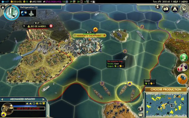 Civilization 5 screenshot - about to capture two cities