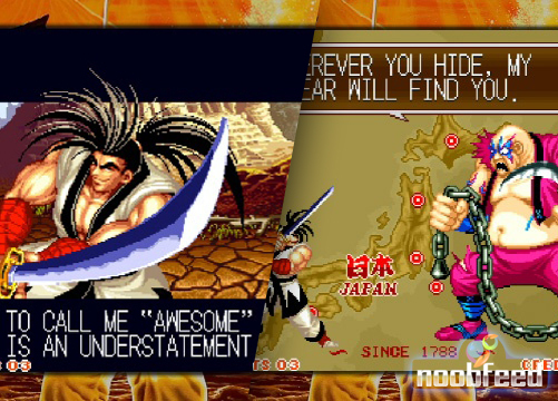 NoobFeed Review - Neo Geo Station - Samurai Shodown