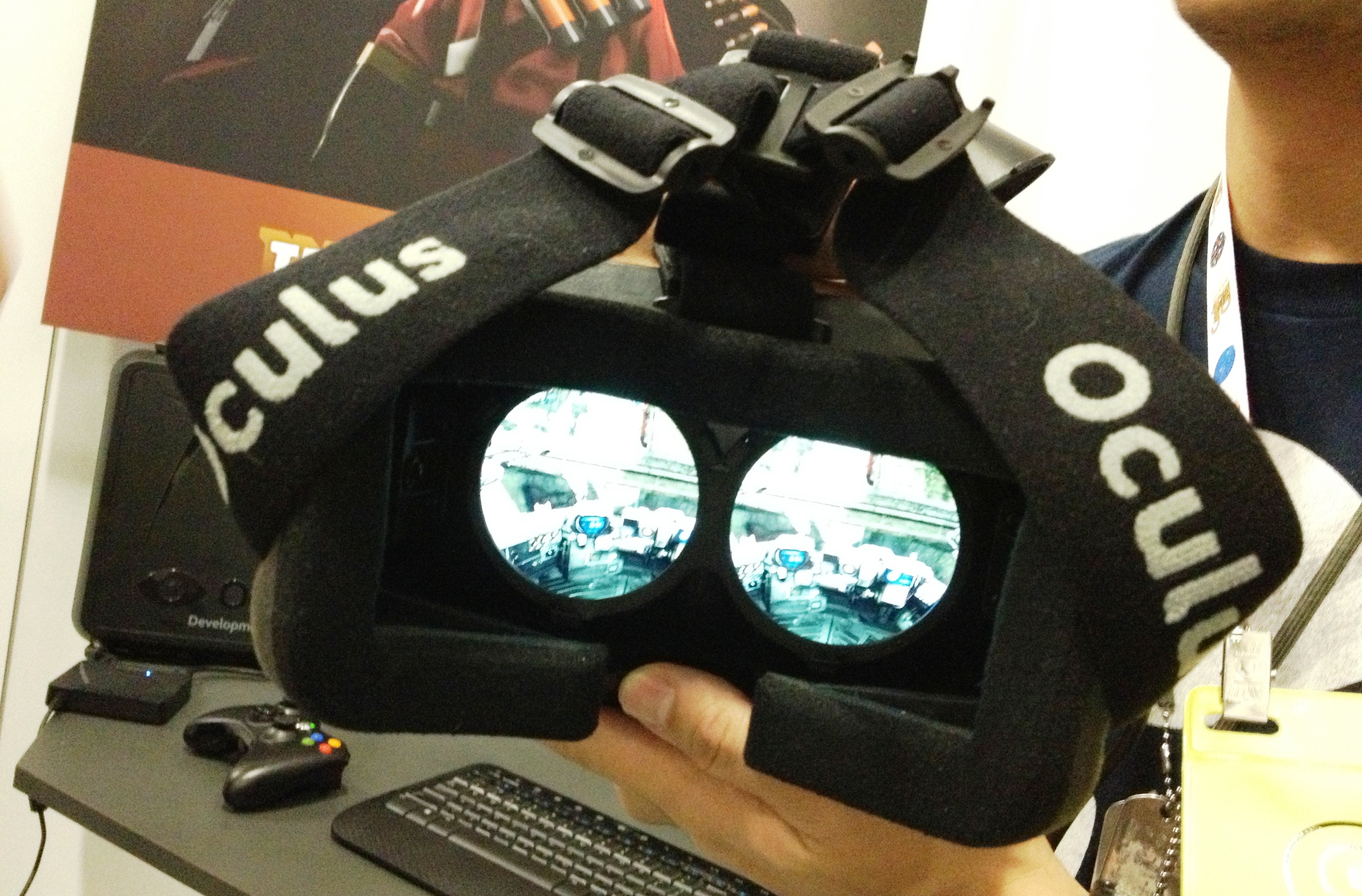 Oculus VR booth at GDC 2013
