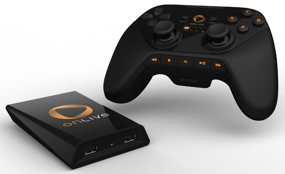 Onlive's console and controller