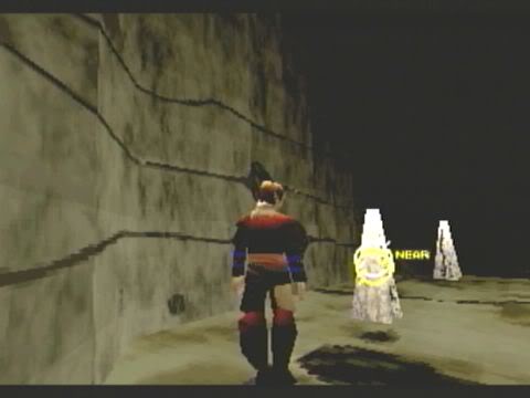 (Highlighting an object in Panzer Dragoon  Saga)