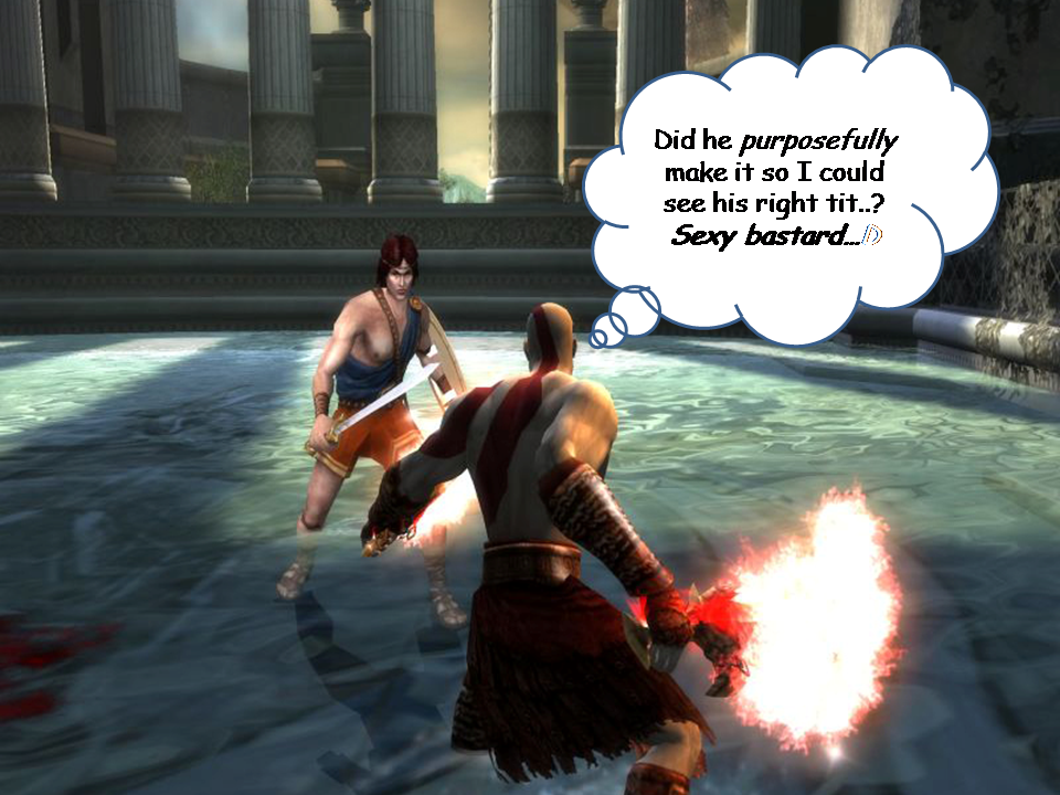 Perseus shows some skin