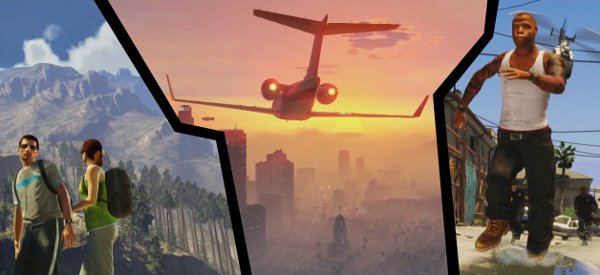 Wide open terrain, planes, and physics-based animation