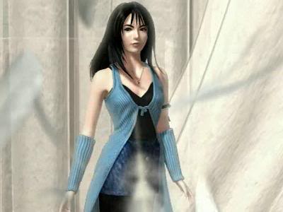 Rinoa encounters Sorceress Edea in Final Fantasy 8