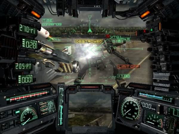 Steel Battalion screen