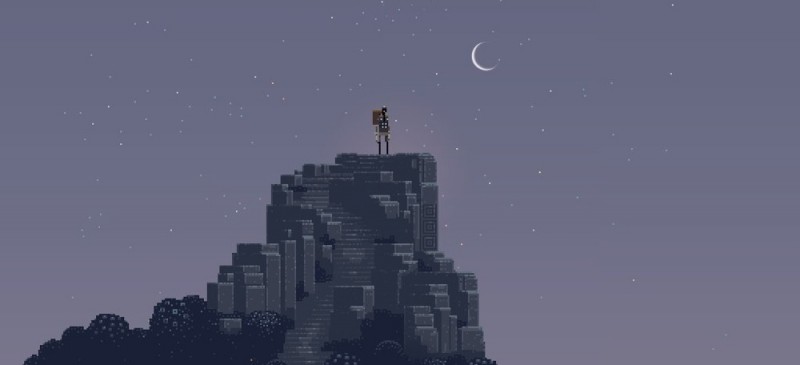 Screen cap from Canadian development group Superbrothers stunning Sword & Sworcery: EP