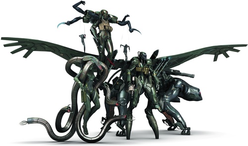 The "Beauty and the Beast" Unit, the main bosses of Metal Gear Solid 4: Guns of the Patriot