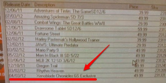 Xenoblade Chronicles comes out one month before Men In Black 3