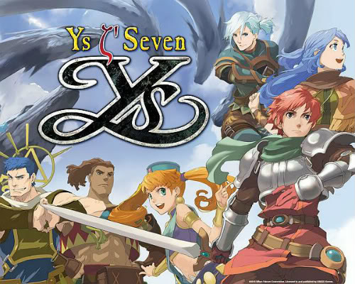 Cover photo of the Ys Seven game box.