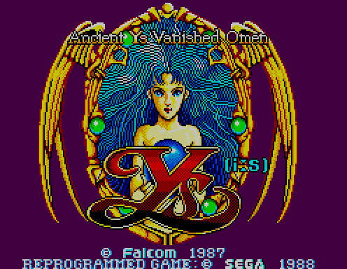 Ys I: Vanished Omen on the Master System