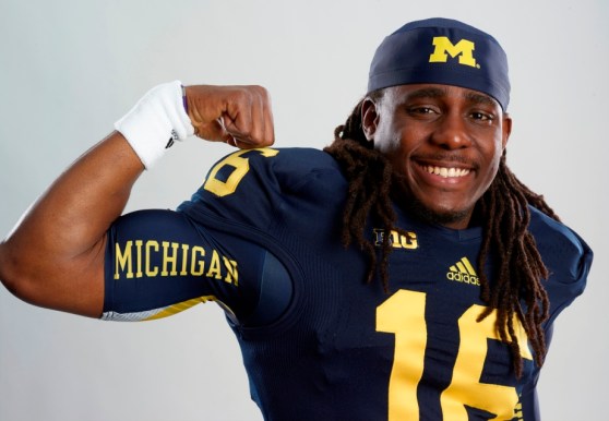 NCAA Football 14 - Denard Robinson photo shoot 1