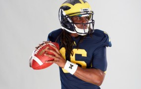 NCAA Football 14 - Denard Robinson photo shoot