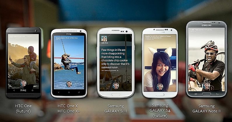 Facebook Home on Android Phones