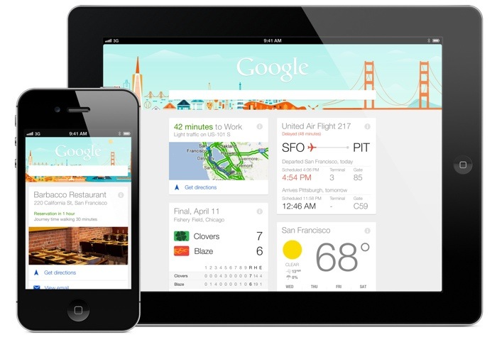 google now iphone ipad