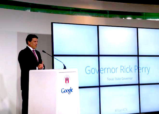 Google Fiber Rick Perry