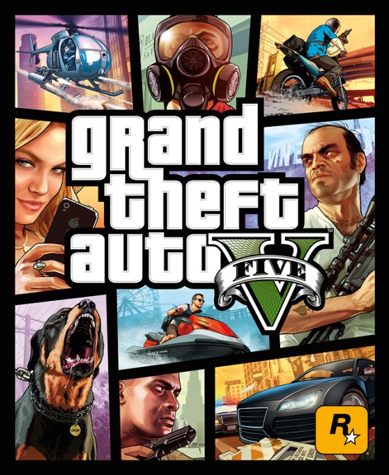 Rockstart Games GTAV box cover