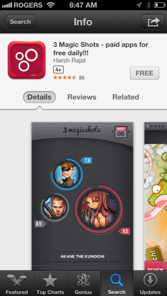 Not all app discovery engines have been pulled, apparently