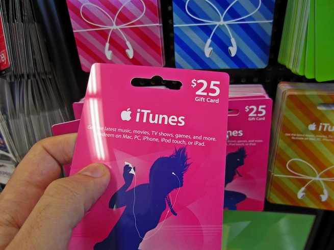 itunes gift card