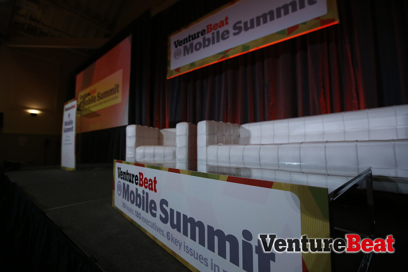 Mobile Summit 2013 stage