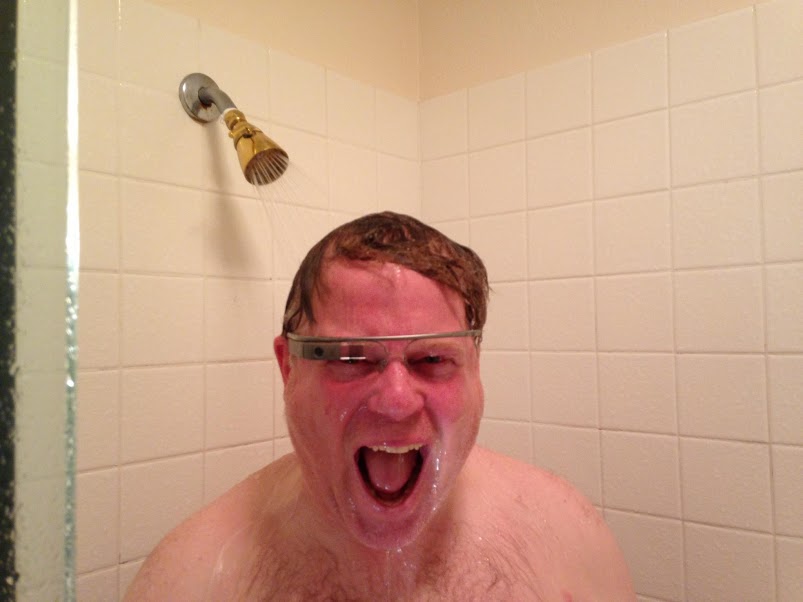 scoble shower google glass