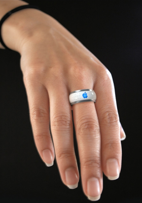 An iPhone-controlling ring