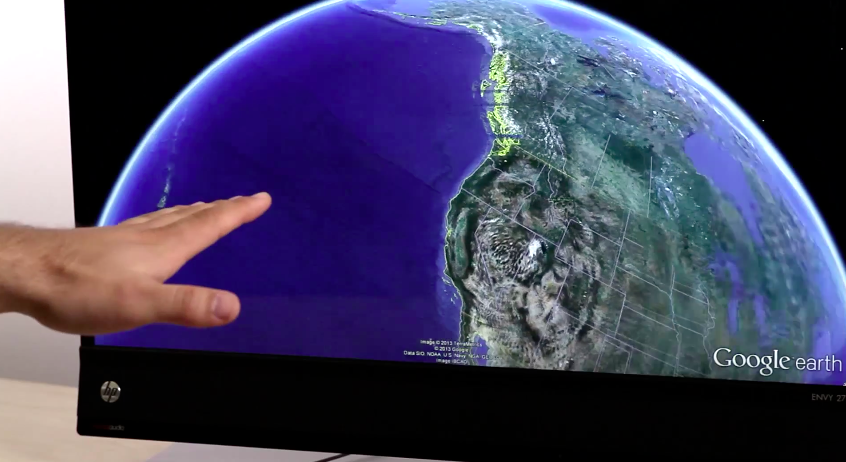 Google Earth Leap Motion