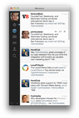 Twitter app for Mac