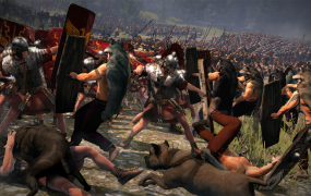 Rome II barbarian battle