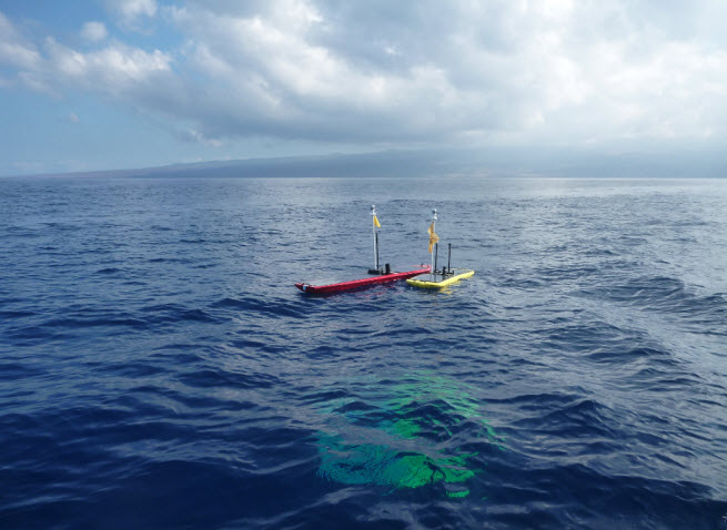 Wave Glider SV3 ocean robots