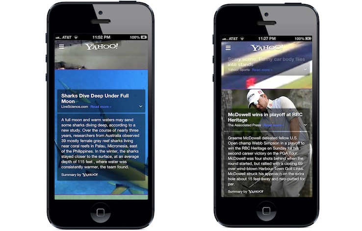 Yahoo Mobile App