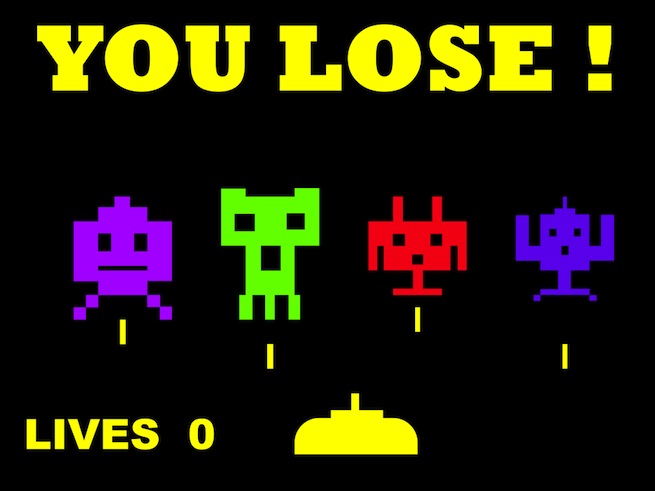You lose game