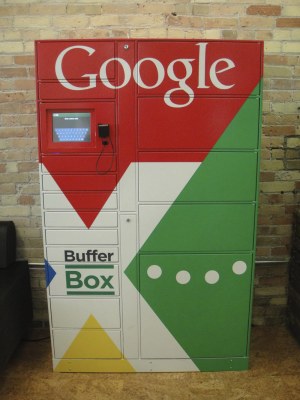 Google bought local startup BufferBox in late 2012