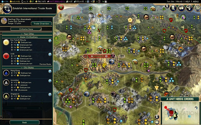 Civ V Brave New World Trade Routes