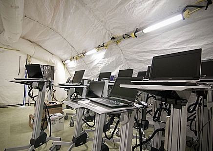 EHRs stored at a mobile field hospital that substituted for the medical center damaged by a tornado in Joplin, Missouri. 
