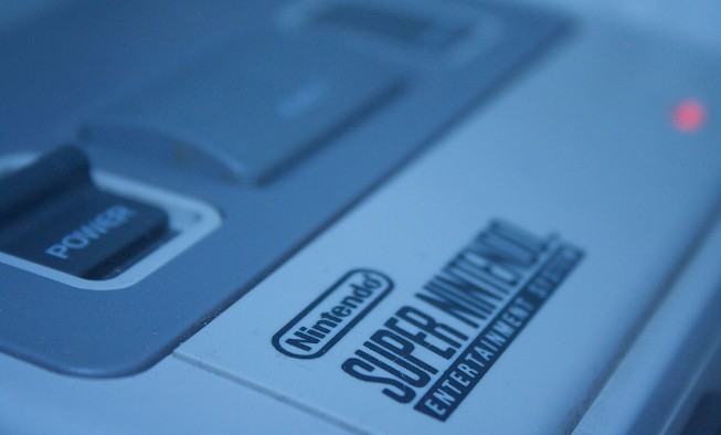 SNES European model close-up