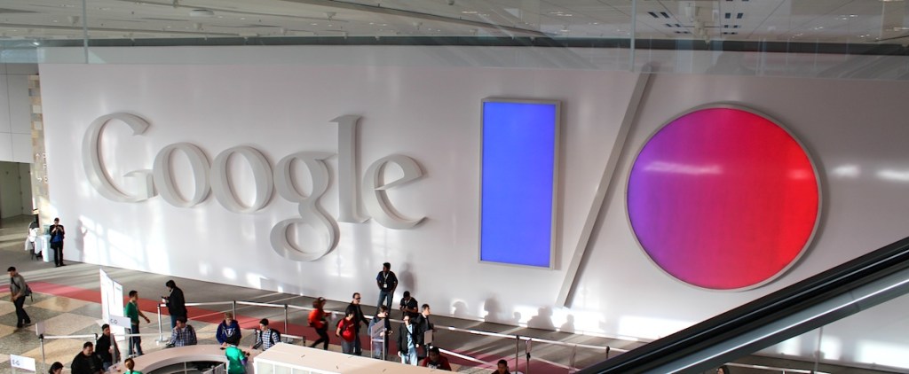 Google banner at Google I/O 2013