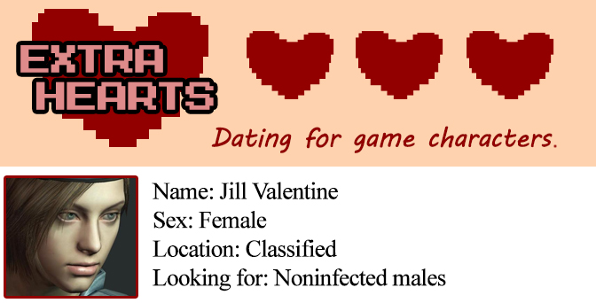 Extra Hearts: Jill Valentine profile