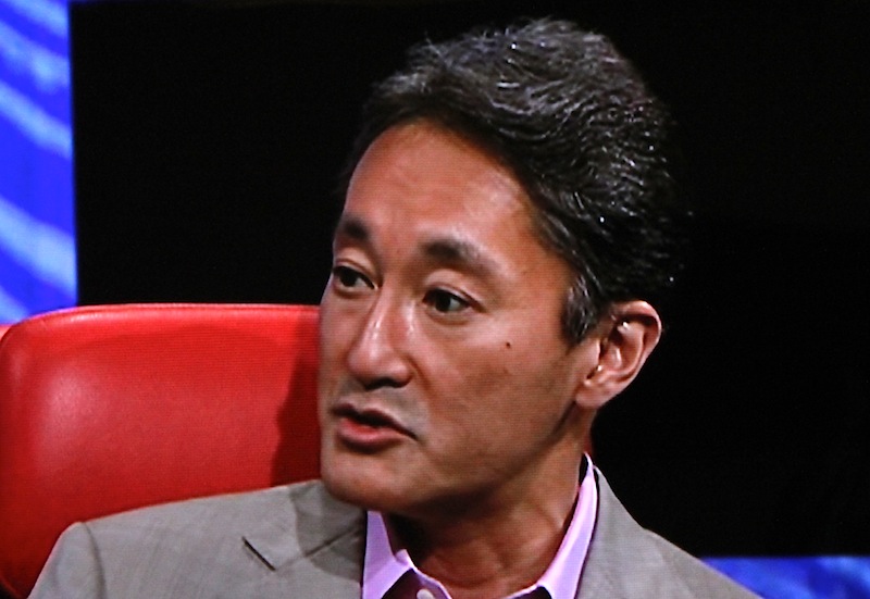 Kazuo Hirai, president and CEO of Sony